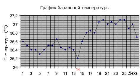 График базальной температуры
